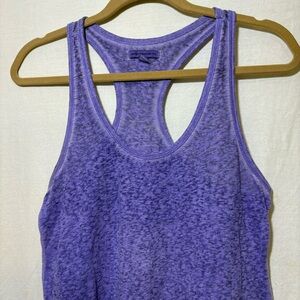 American Eagle Outfitters Purple Burnout Tank Top Size Medium EUC Casual Gym Fun